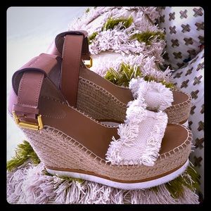 Chloe espadrille platform sandals